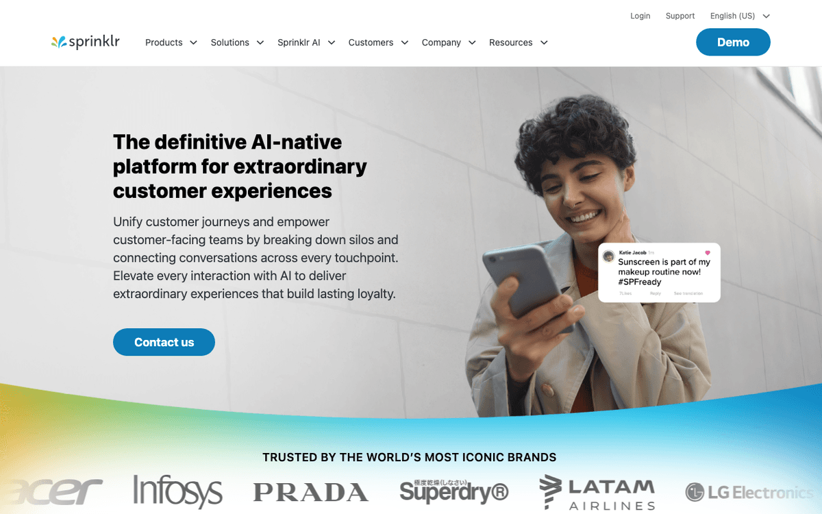 Sprinklr AI