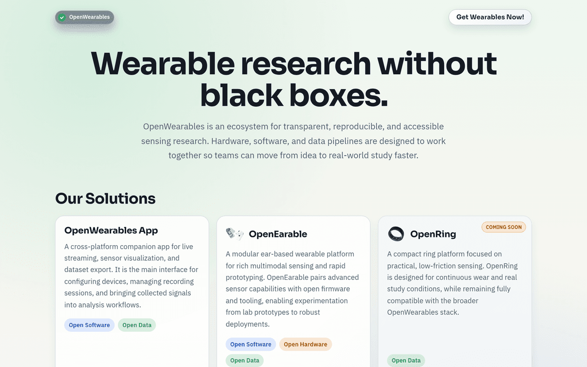 Open Wearables