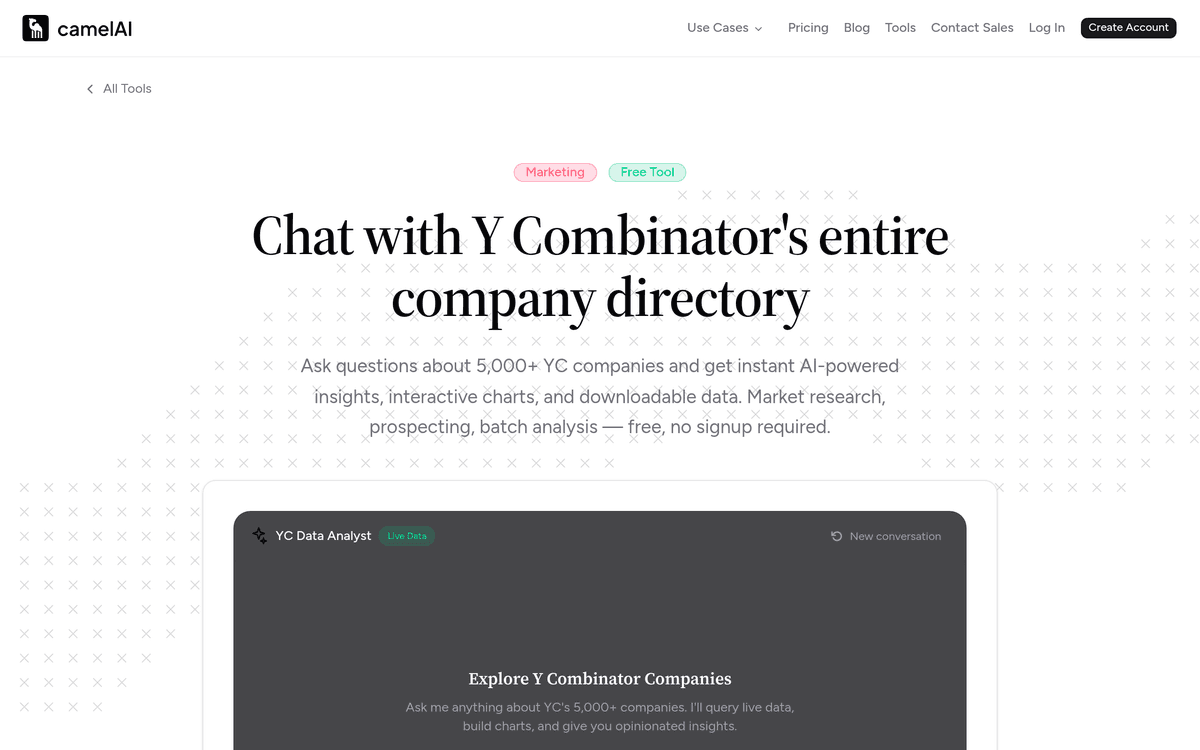 CamelAI YC Data Analyzer